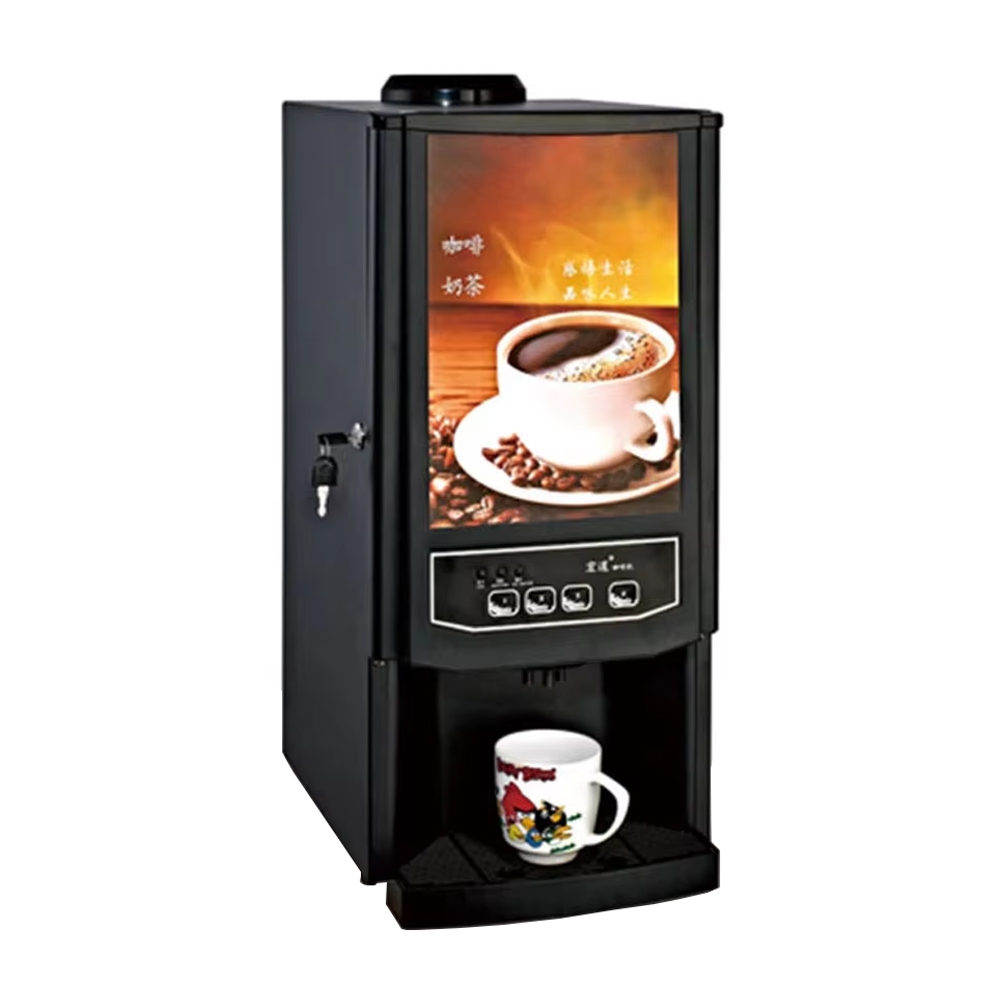 Coffee Tea Vending Machine For Office - 自動コーヒーマシン 2/3タンク 業務用ドリップコーヒーメーカー 卓上 オフィス ジュース