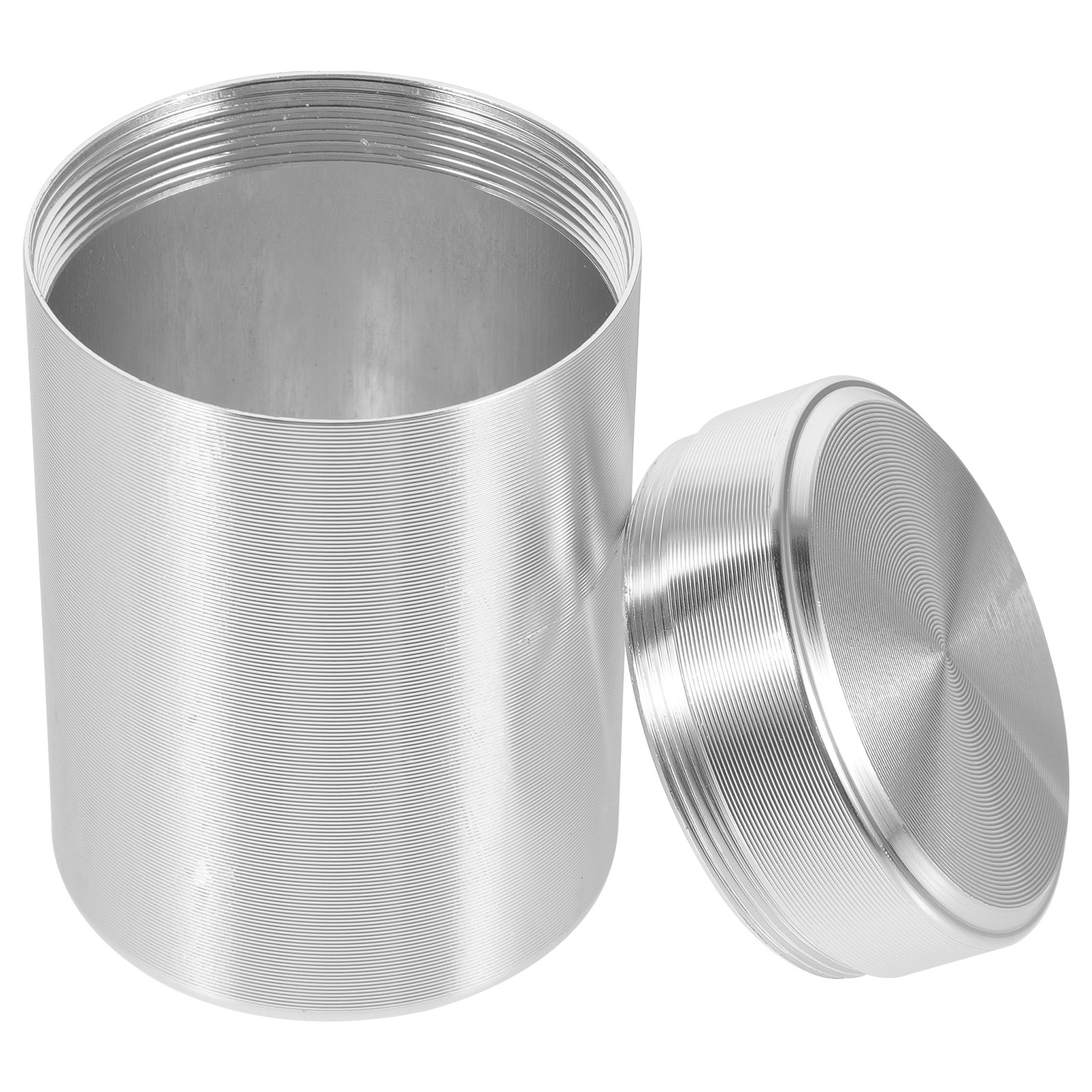 Coffee Tea Sugar Container Set - 2 個の茶瓶金属気密保存容器ポータブル紫外線保護小型キャニスター茶葉コーヒーシュガーホルダー