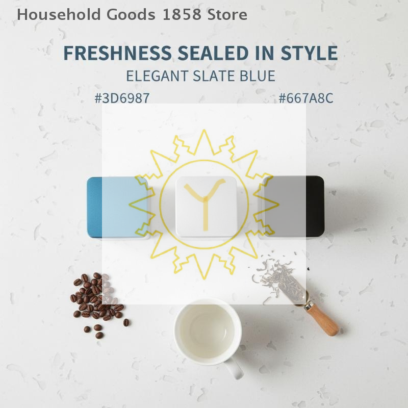 Coffee Tea Leaf And Bean - コーヒー豆、茶葉、砂糖保存瓶、空の茶缶容器、調味料、コーヒー豆ポット容器、卓上ティーバッグ缶