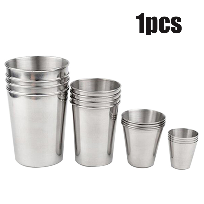 Coffee Tea And Sugar Canister Set - ステンレス鋼金属カップビールカップ 30/70/180/320 ミリリットルミルクセーキカップラヴェルキャンプマグ飲料コーヒーティーマグセット