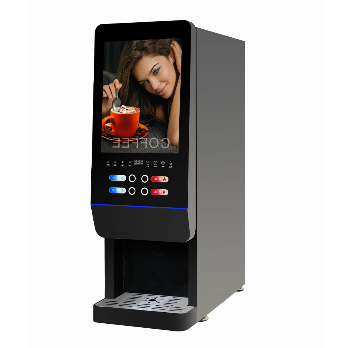 Coffee Tea Vending Machine For Office - E-20SWミルクティー自動販売機、オフィス用全自動インスタントコーヒーメーカー