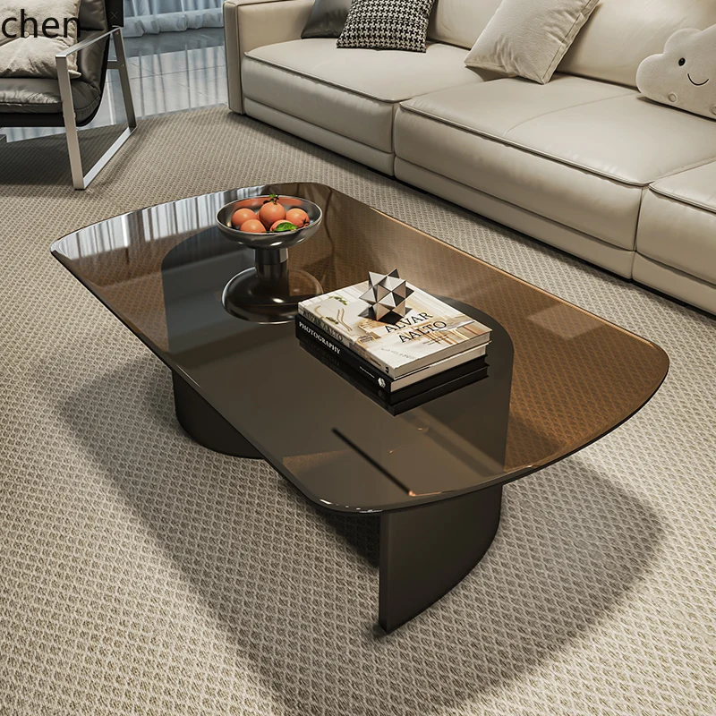 H5.26 高級クリエイティブガラスコーヒーテーブル ライト - Coffee And Tea Glass のレビューと価格