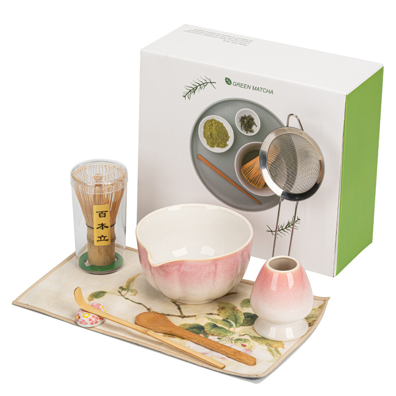 抹茶セット 抹茶泡立て器セット、陶器抹茶セット 8点セット  - Matcha Whisk Set のレビューと価格