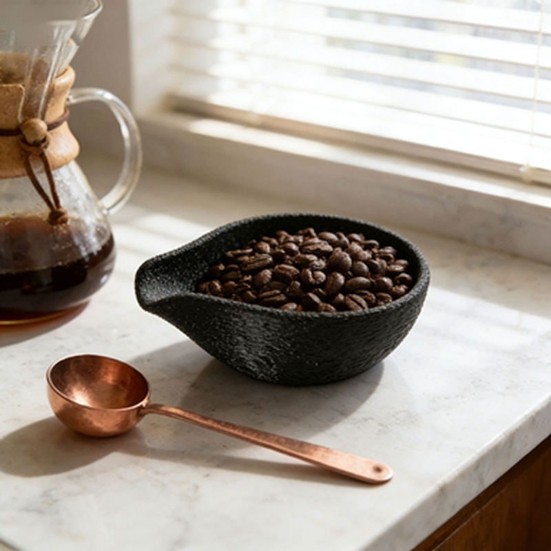 1個入りコーヒー豆計量カップ＆茶葉収納トレイ、コーヒー豆とリ - Coffee Tea Leaf And Bean のレビューと価格