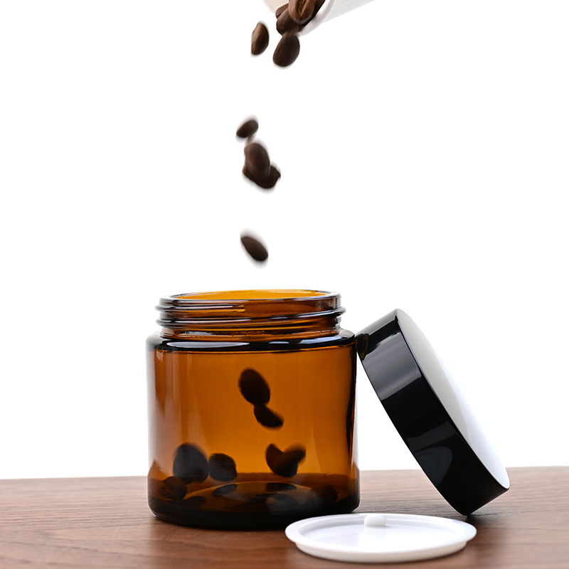 ポータブルコーヒー豆保存ガラス瓶 130 ミリリットル防塵防 - Coffee And Tea Glass のレビューと価格
