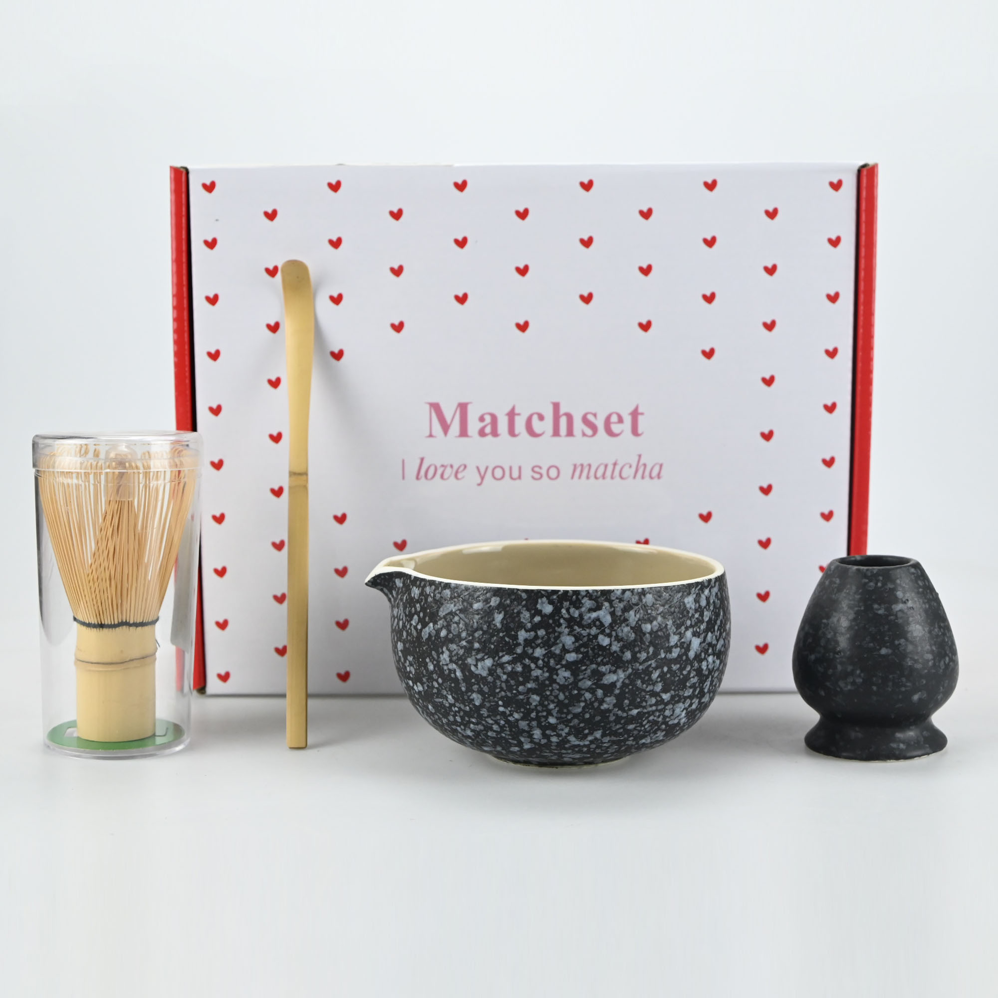 2/4/5点セット抹茶道具 - 抹茶茶碗、竹製抹茶泡立て器、 - Matcha Whisk Set のレビューと価格