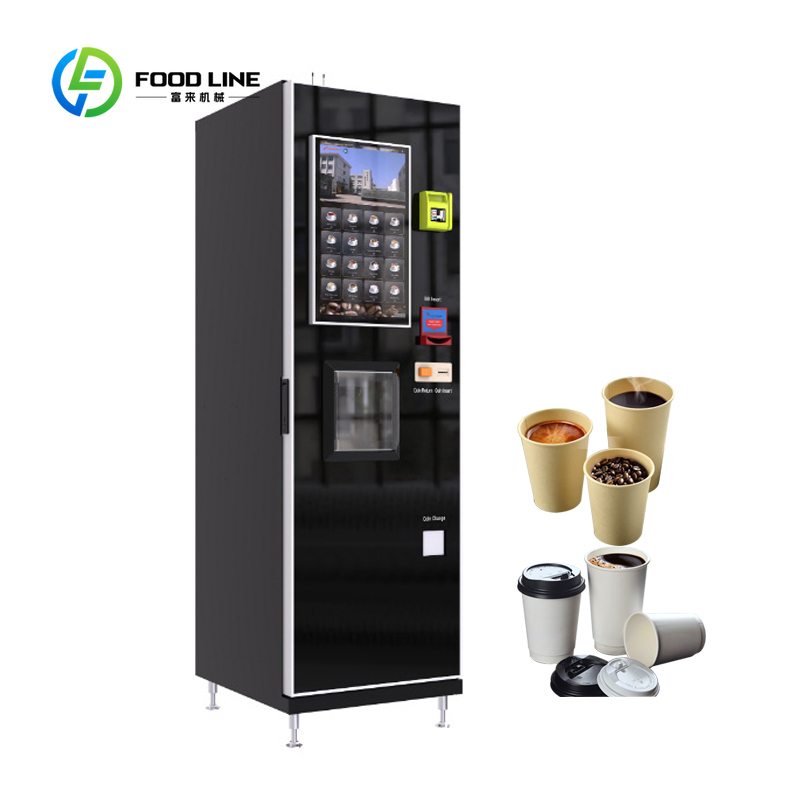 セルフサービスコーヒー自動販売機タッチスクリーン温冷茶コーヒ - Coffee Tea Vending Machine For Office のレビューと価格