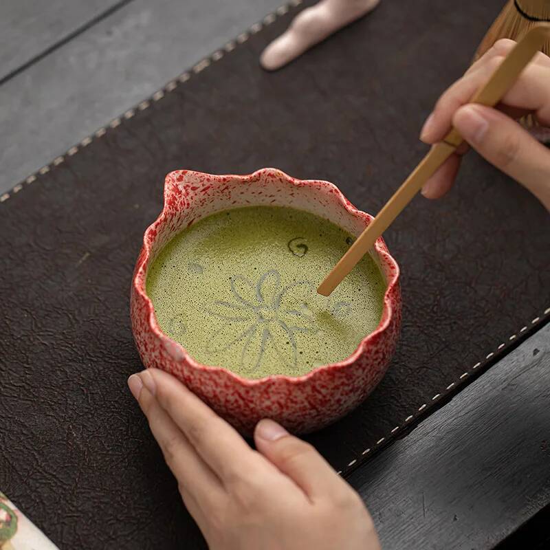 1/2/4/8個入り（丸月/花縁）セラミック抹茶セット、抹茶 - Matcha Whisk Set のレビューと価格