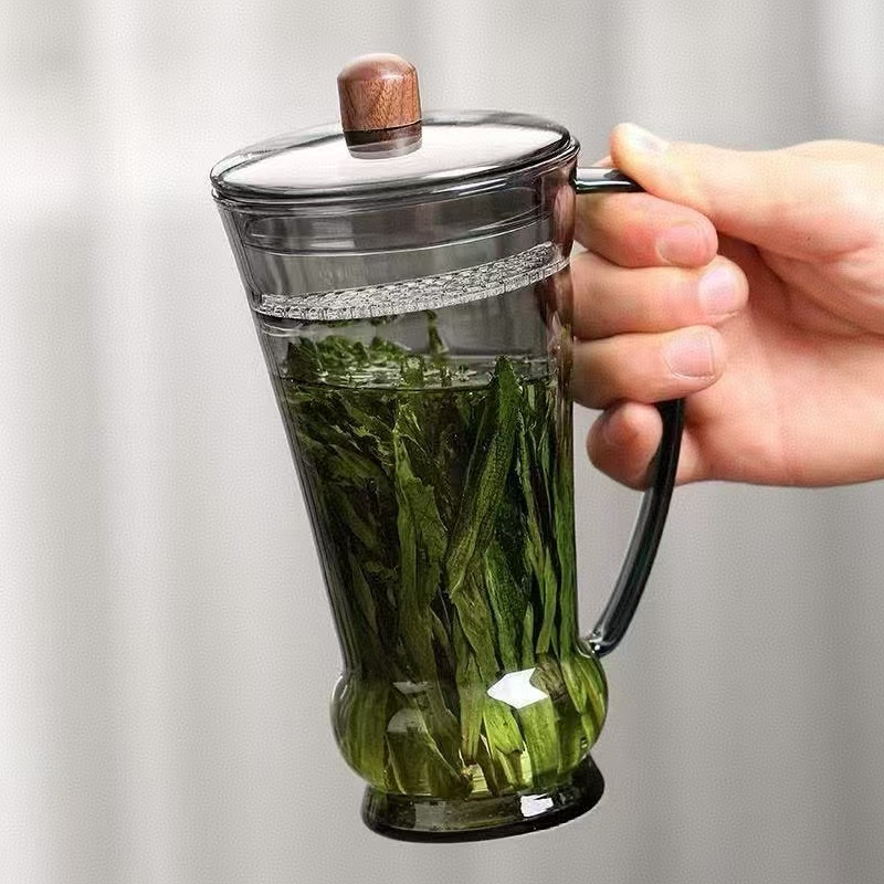400 ミリリットル醸造太平 Houkui 緑茶ガラス茶マグ - Coffee Tea Green のレビューと価格
