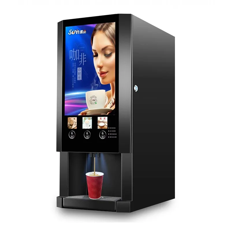 E30S SUPIN自動インスタントコーヒー販売機業務用タッ - Coffee Tea Vending Machine For Office のレビューと価格