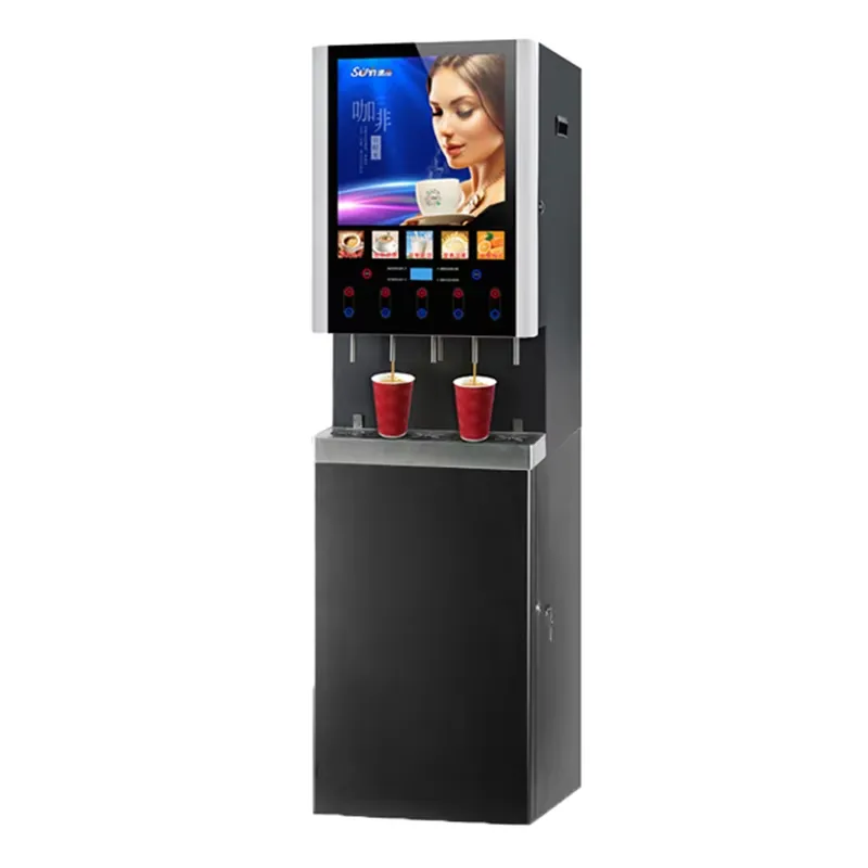 50SCW-12自動コーヒー販売機 ホットアイスインスタント - Coffee Tea Vending Machine For Office のレビューと価格