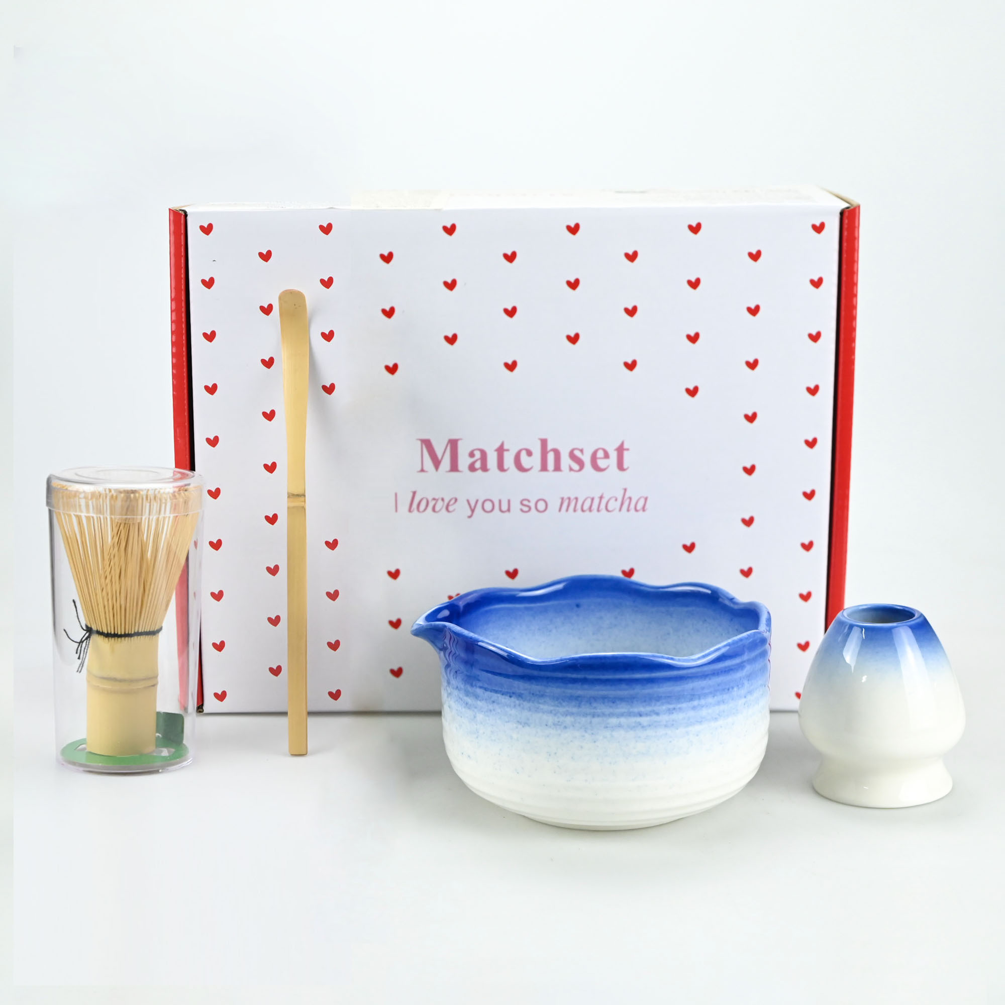 4個/セット宋朝抹茶ボウル、抹茶作り道具、ブラシ、宋風茶碗、 - Matcha Whisk Set のレビューと価格
