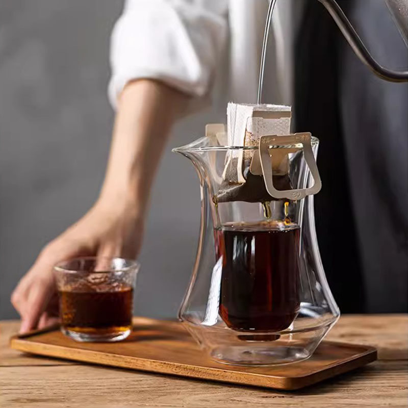 YWDL 300ml 二層ガラスコーヒーシェアリングポット  - Coffee And Tea Glass のレビューと価格