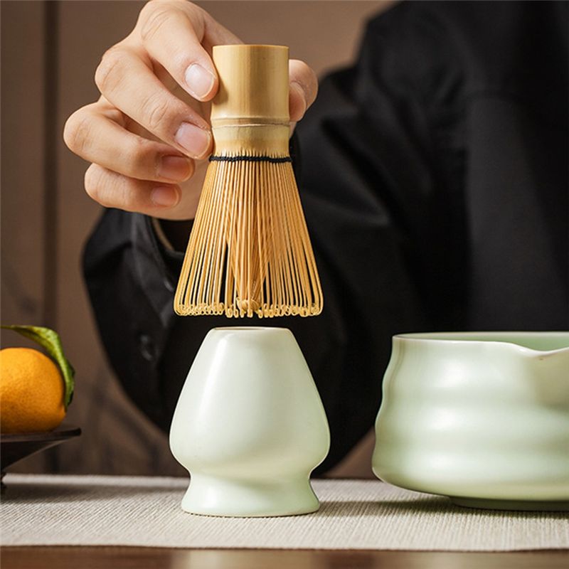 A20F-日本抹茶茶器セット - 注ぎ口付き茶碗2個と竹製茶 - Matcha Whisk Set のレビューと価格