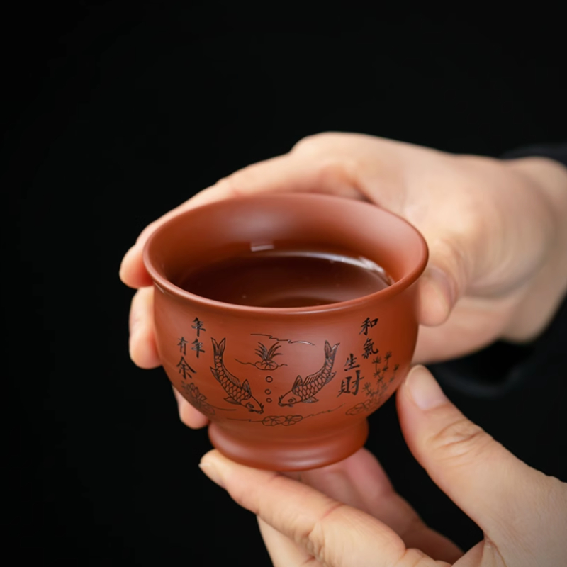 中国宜興紫粘土ティーカップコーヒーカップウーロン茶手作りブテ - Coffee Tea Games のレビューと価格