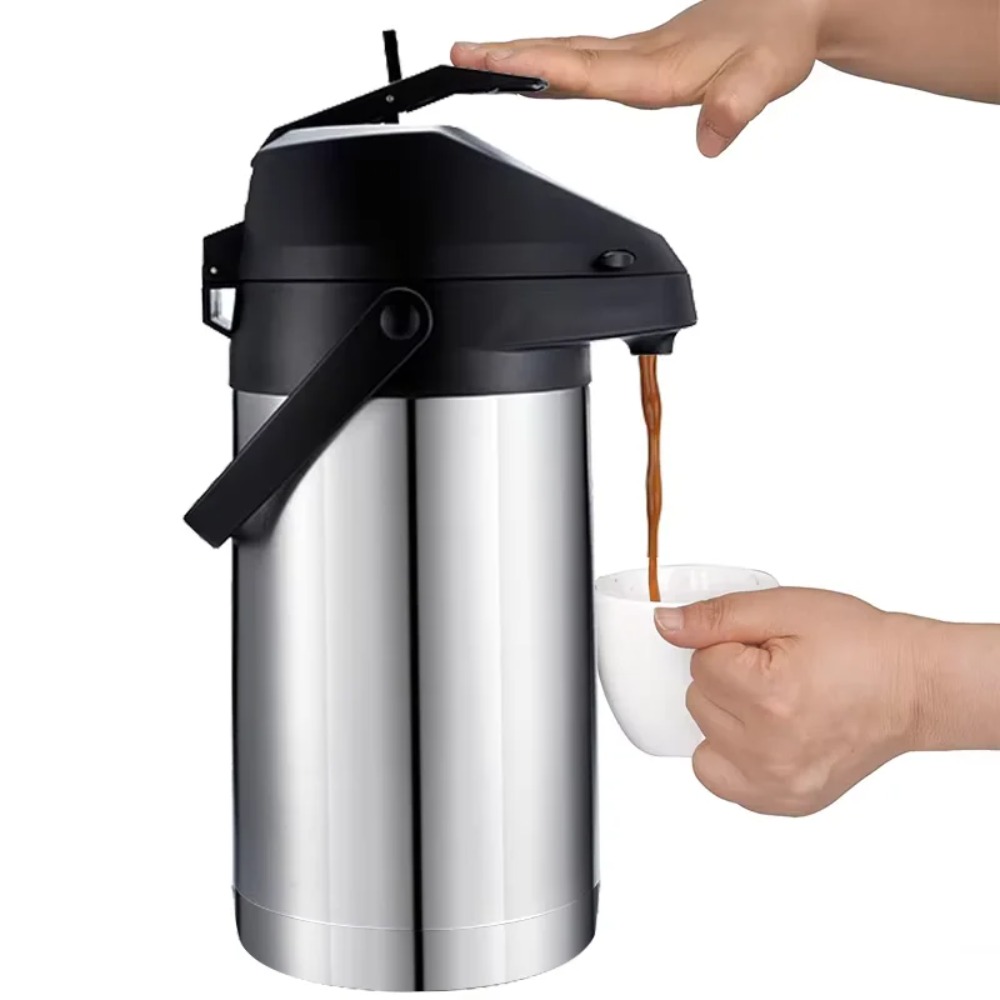 ステンレス製エアポットディスペンサー、3L保温保冷飲料サーバ - Coffee Tea Urn のレビューと価格