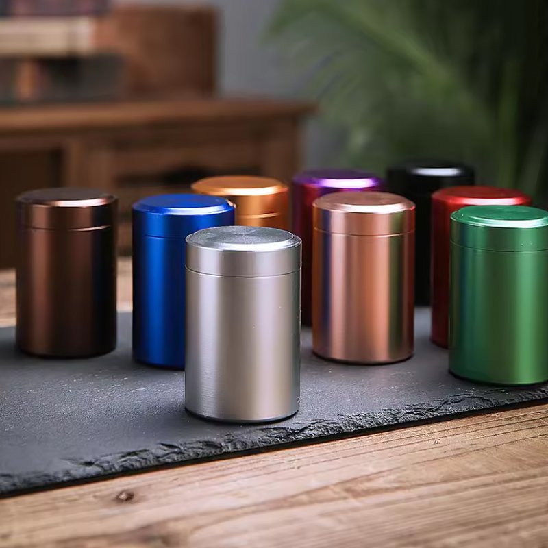 1/3 個ミニ金属ボックスステンレス鋼茶缶小型旅行ポータブル - Coffee Tea Sugar Container Set のレビューと価格