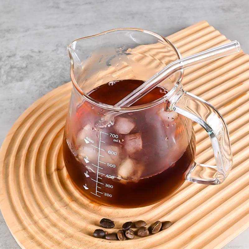 新しい高ホウケイ酸ガラス製700mlコーヒーポットとティーポ - Coffee And Tea Glass のレビューと価格