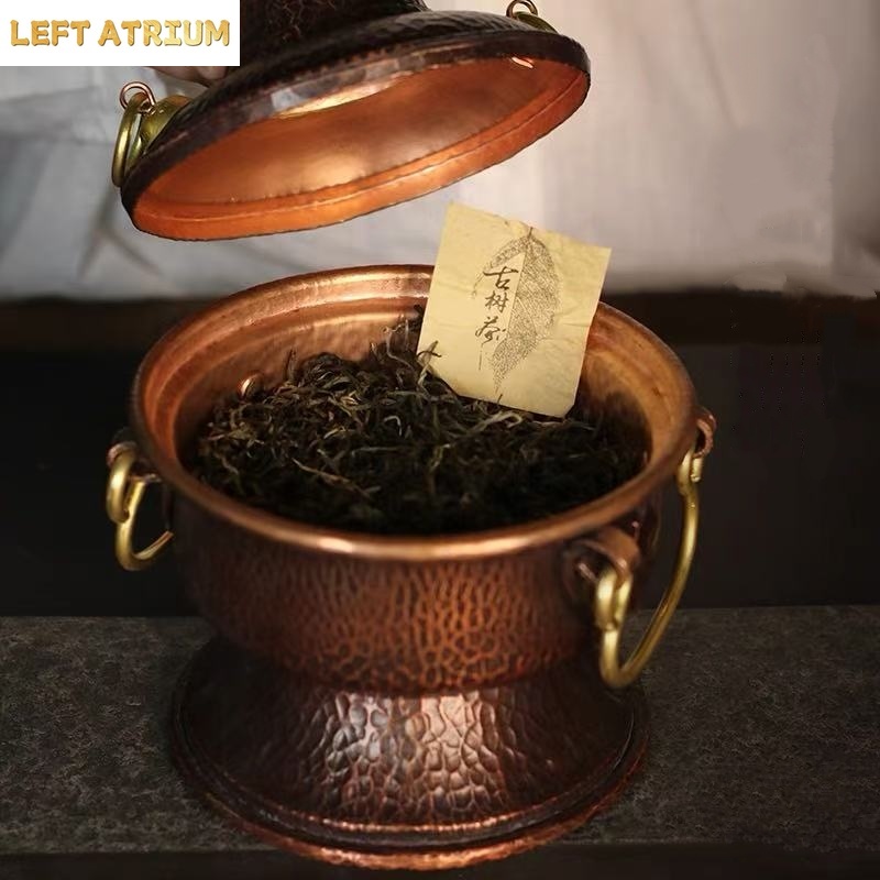 多機能純銅製ホットポット手作り花瓶葉っぱコーヒー豆容器香炉茶 - Coffee Tea Leaf And Bean のレビューと価格
