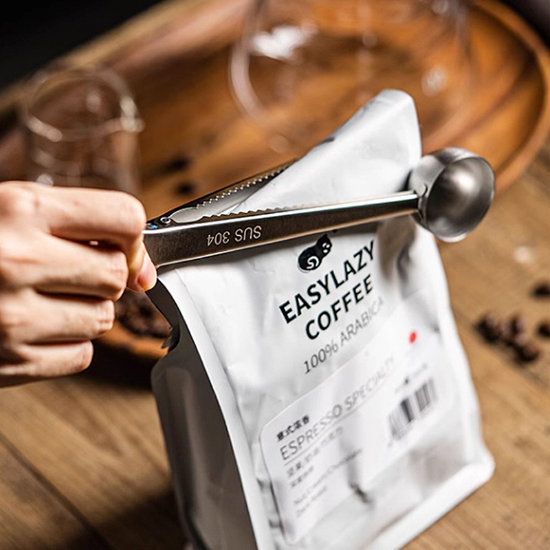 2026年新型ステンレス製コーヒースクープ（クリップ付き）、 - Coffee Tea Leaf And Bean のレビューと価格