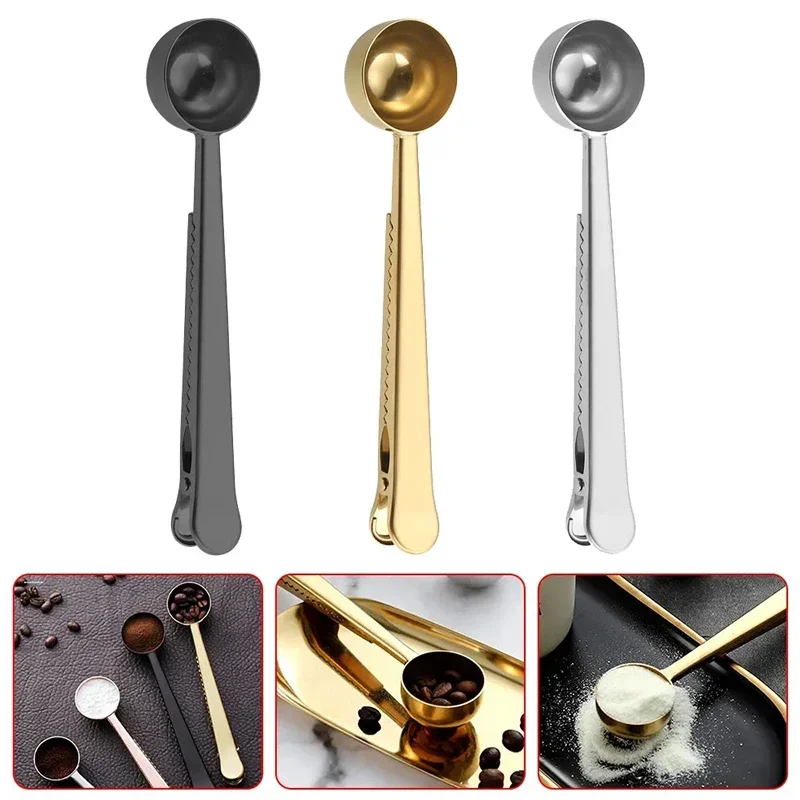2026年新型ステンレス製コーヒースクープ（クリップ付き）、 - Coffee Tea Leaf And Bean のレビューと価格