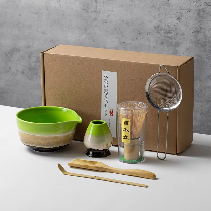 和風抹茶セット、竹泡立て器、セラミックボウルスクープ、伝統的 - Matcha Whisk Set のレビューと価格