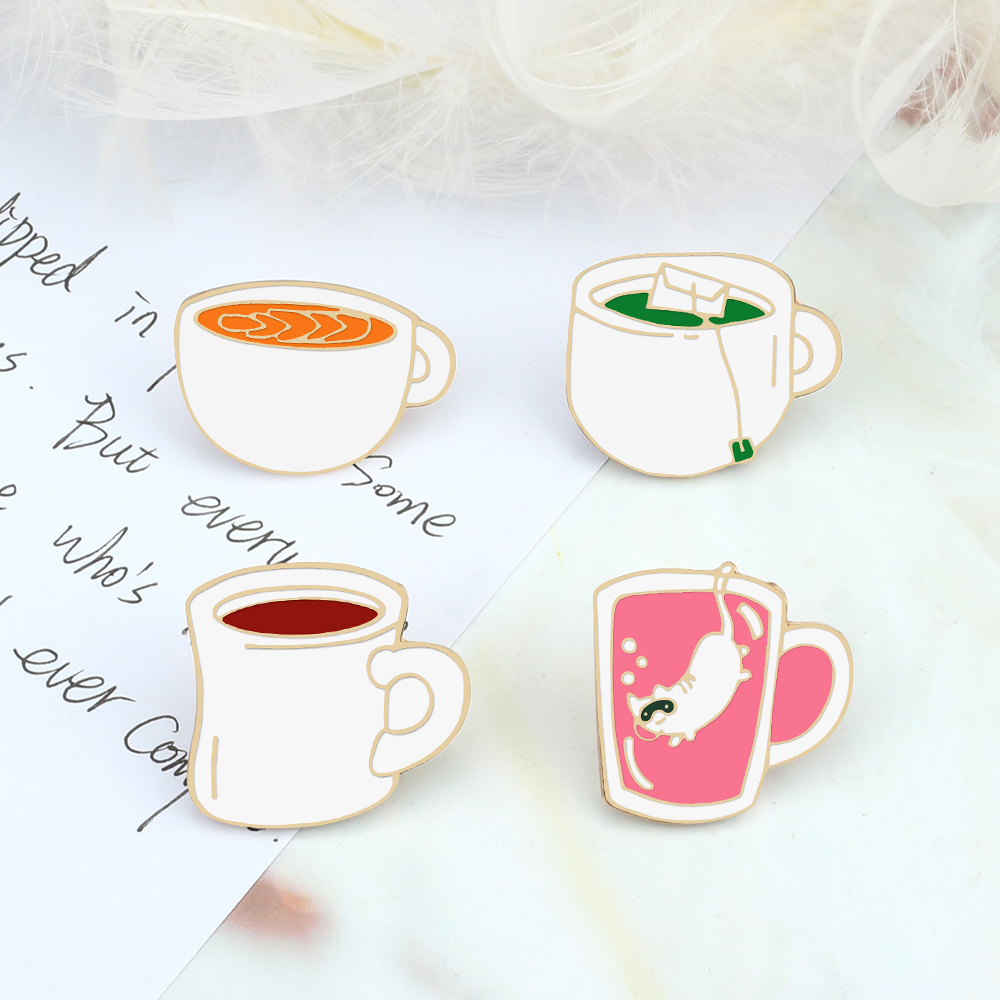 クリエイティブなドリンクエナメルピンセット,ティーカップ,グ - Coffee Tea Green のレビューと価格