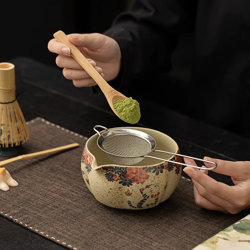 8点セット 日本製 火打石抹茶セット 竹製抹茶茶筅 高級抹茶 - Matcha Whisk Set のレビューと価格