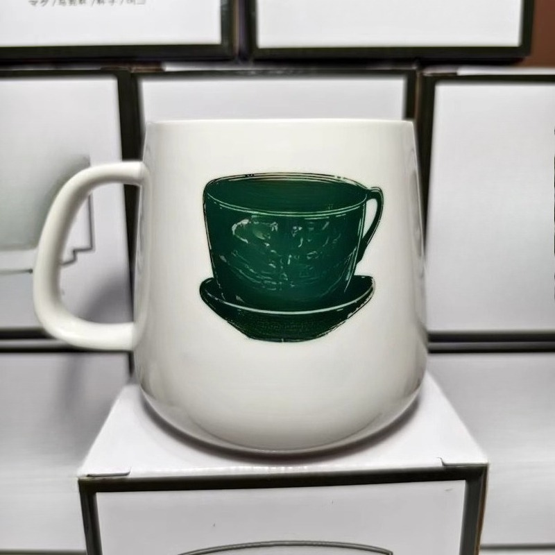 中世風グリーンカフェセラミックヴィンテージアフタヌーンティー - Coffee Tea Green のレビューと価格