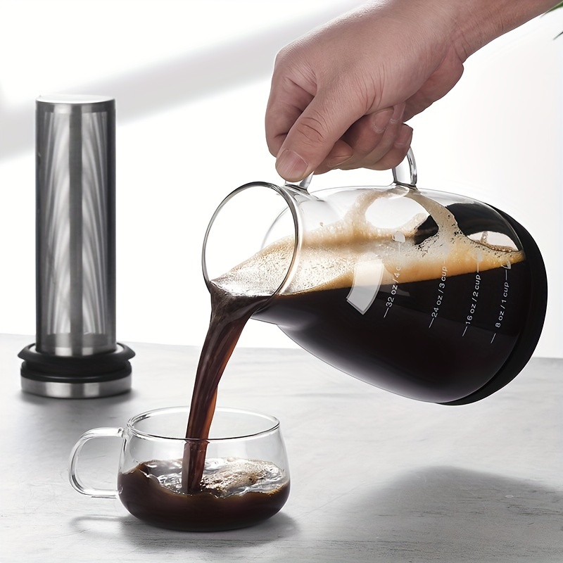 24オンス クラシックガラス製コールドブリューコーヒーピッチ - Coffee And Tea Glass のレビューと価格