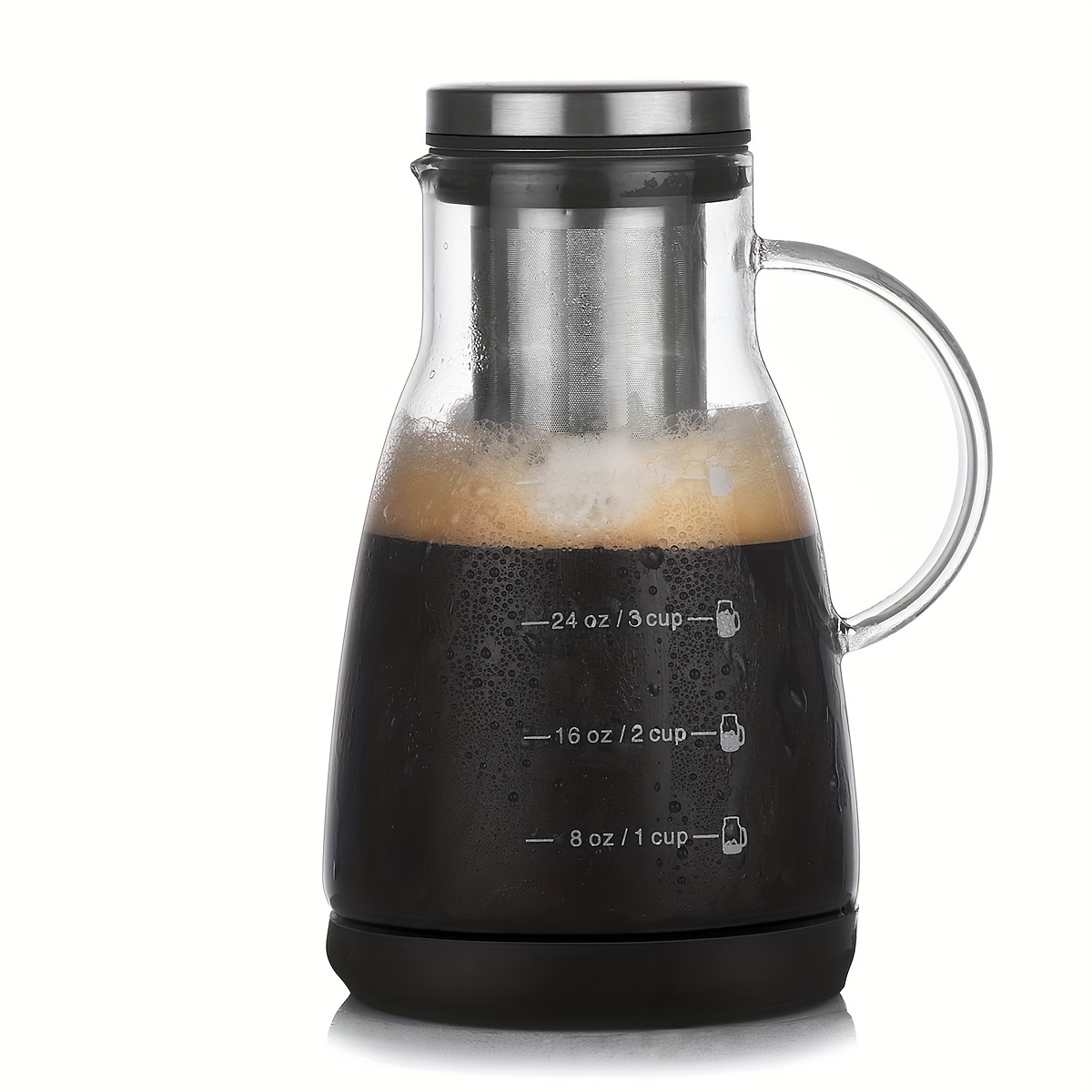 24オンス クラシックガラス製コールドブリューコーヒーピッチ - Coffee And Tea Glass のレビューと価格