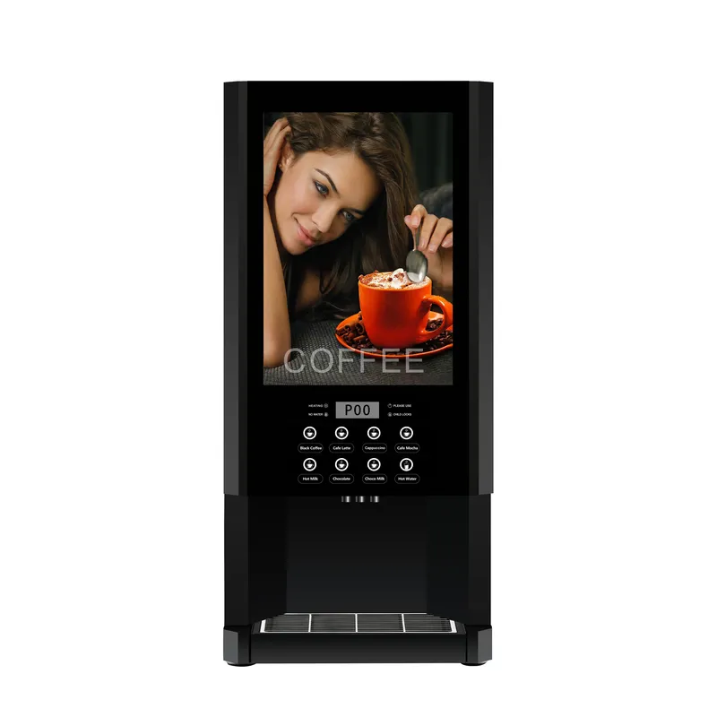 E308F自動コーヒーマシン、8種類のホットドリンク、インス - Coffee Tea Vending Machine For Office のレビューと価格