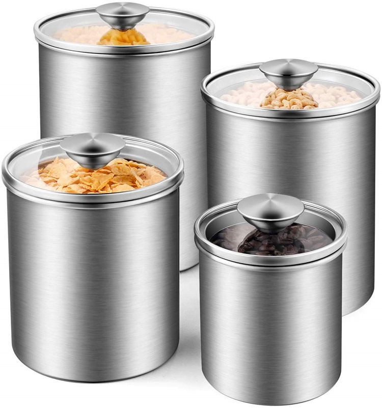 食品保存容器 茶葉 コーヒー 砂糖 小麦粉 密閉 キッチン  - Coffee And Tea Glass のレビューと価格