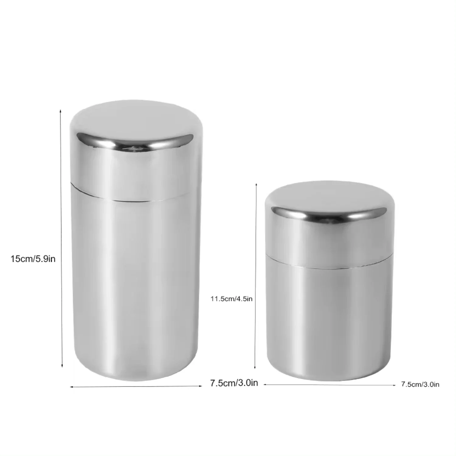 ステンレス製茶葉缶キャニスター容器 家庭用キッチンキャニスタ - Coffee Tea Sugar Container Set のレビューと価格
