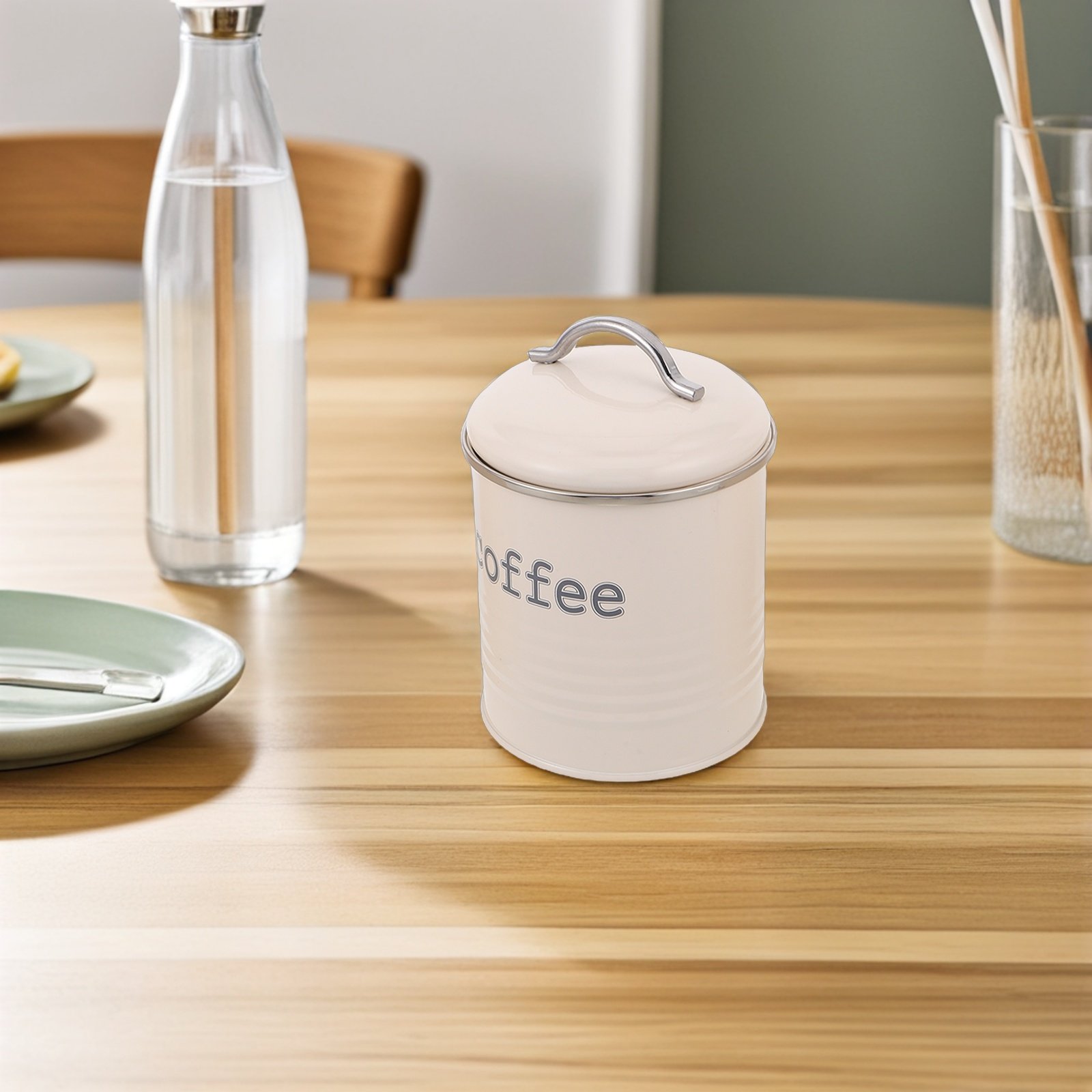 3個セット 密閉コーヒー豆容器セット 気密茶葉砂糖キャニスタ - Coffee Tea And Sugar Canister Set のレビューと価格