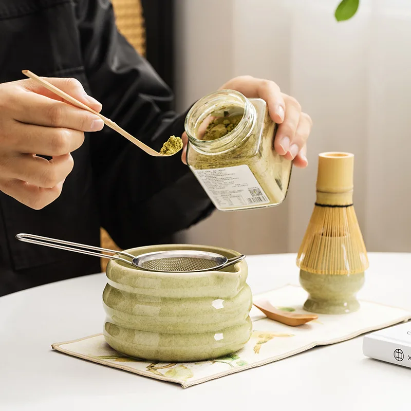 2/4//7 個日本抹茶セット手作りホーム簡単にきれいなボウ - Matcha Whisk Set のレビューと価格